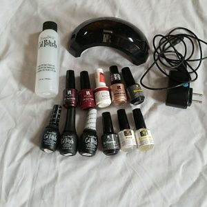 Gel polish and UV light bundle